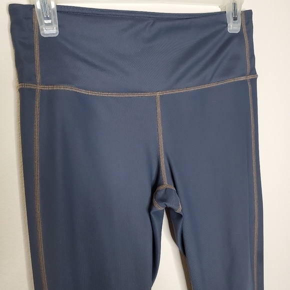 Athleta Gray High Rise Shine Chaturanga Tight Leggings - Picture 3 of 9